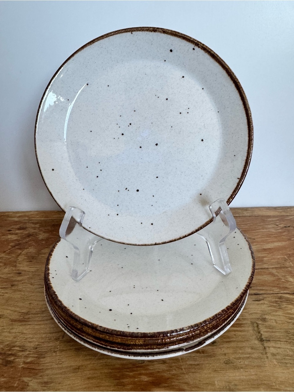 Set of 5 J&G Meakin "Lifestyle" Pattern 6.5” Salad Side Plates - Discontinued
